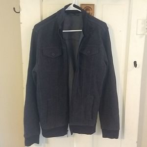 Dark gray/black Marc Anthony zip up sweater.